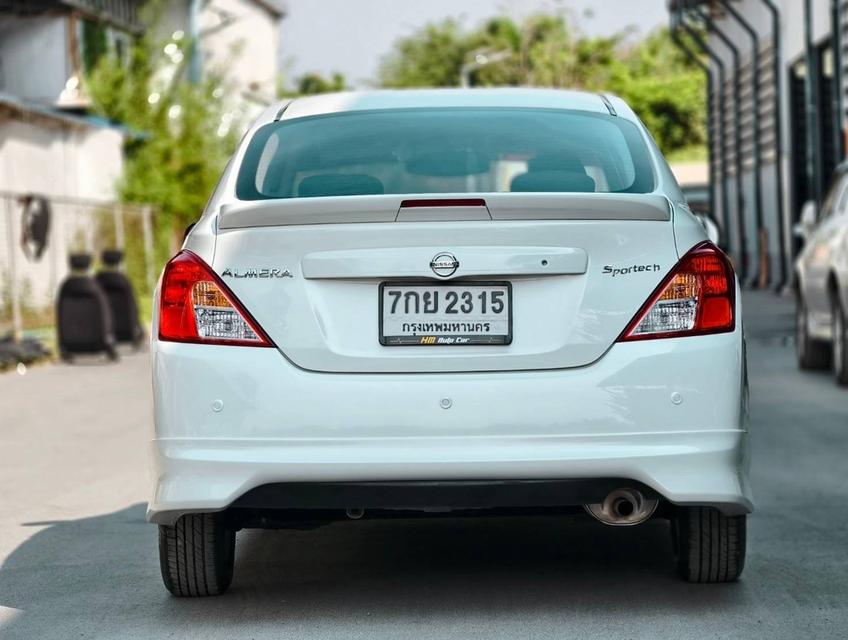 NISSAN ALMERA 1.2 E ปี 2018 Sportech A/T เกียร์ Auto สีขาว ไมล์ 91xxx km. 7