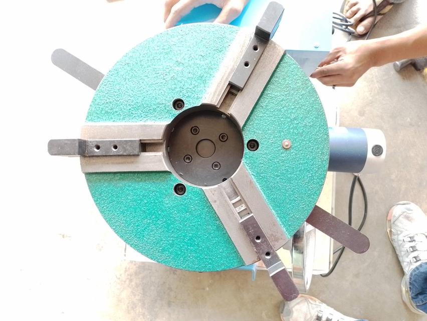 โต๊ะหมุนเชื่อมHD50 220V จับชิ้นงาน0-10“  2