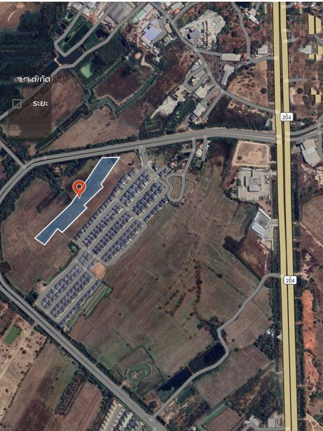 ขายที่ดินตำบลจอหอเมืองนครราชสีมาถนนบายพาส204 ติดโครงการหมู่บ้าน The First 4 จอหอ  เนื้อที่ 7-2-14ไร่ ตารางวาละ7,250บาท 5