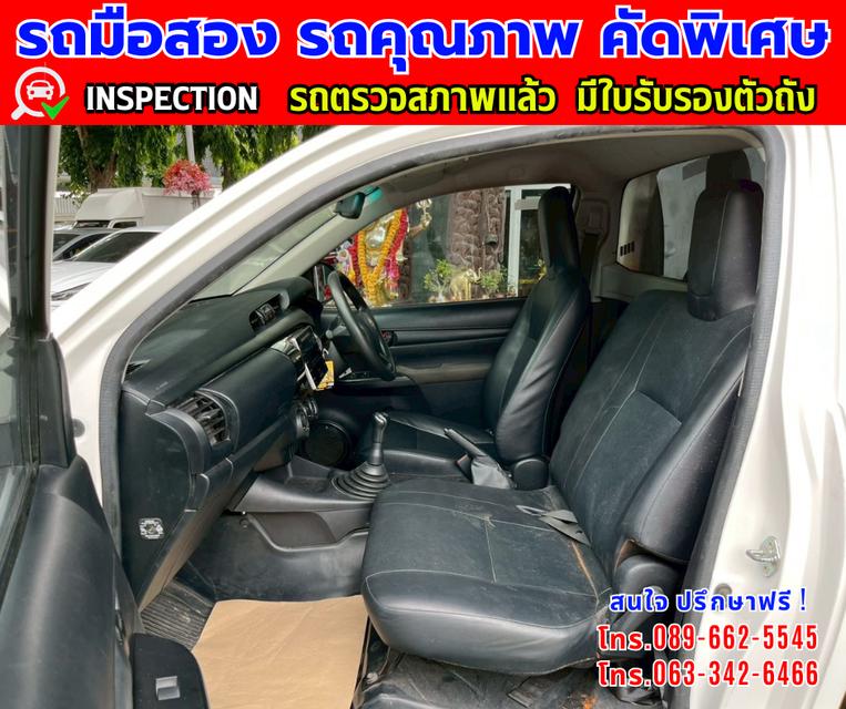 👑ปี2019 Toyota HILUX REVO 2.4 SINGLE CAB ⭐ไมล์แท้ 58,xxx กม. ✨เกียร์ ธรรมดา 🌙เครื่องดีเซล  9