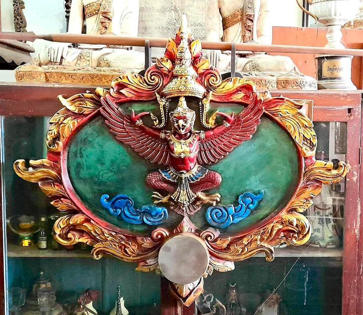 พญาครุฑ ซุ้มพญาครุฑ ขนาด100ซม รูปหล่อพญาครุฑ