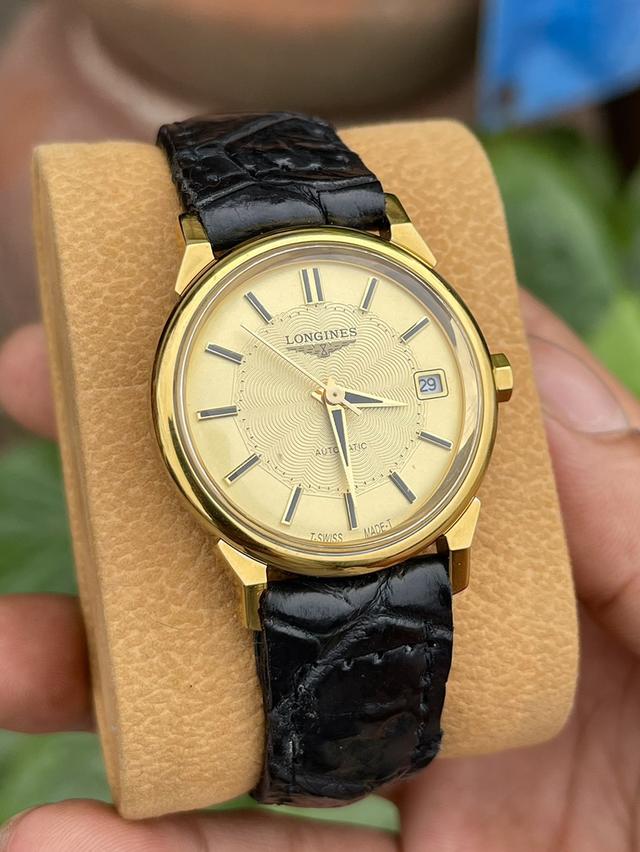 นาฬิกาLongines Automatic ขานก สีทอง หน้าปัดลายใยแมงมุม 9