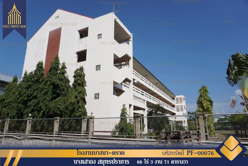 โรงงาน พร้อมบ่อบำบัดน้ำเสีย บางนา-ตราด วัดศรีวารี บางเสาธง ใกล้สนามบินสุวรรณภูมิ