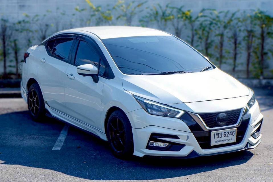 รหัสรถ QT6246 Nissan almera 1.0 VL เกียร์ Auto สีขาว ปี 2021 2