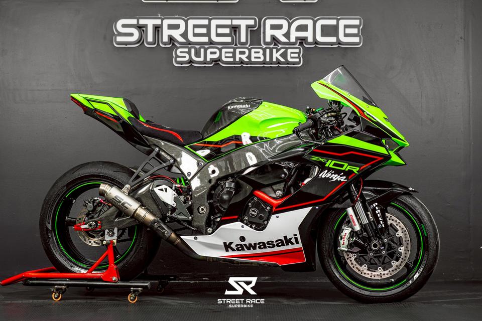 🔥kawasaki zx10r ปี 2018 🔥 ทำตัวใหม่ คาร์บอนแน่น ชุดสีแท้ทั้งคัน 😈🏍️ ล้อ machesini หล่อจัด 👀💨 รูปที่ 4