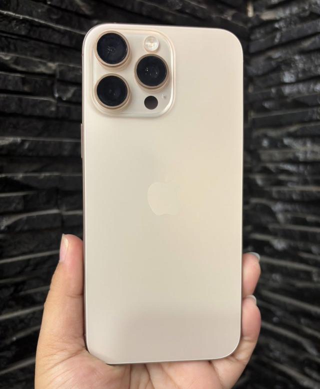 iPhone 16 pro max สี Desert Titanium 