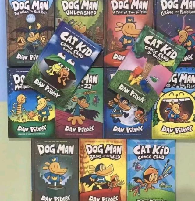 16Books/Set Hardcover The Adventures of Dog Man The Epic Collection English Child Hilarious Humor