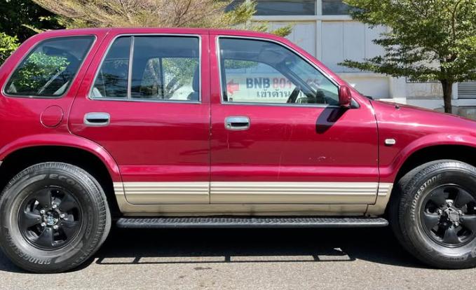 1996 Kia Sportage สีแดง 4