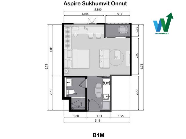 ขายคอนโดมือสอง แอสปาย สุขุมวิท-อ่อนนุช (Aspire Sukhumvit-Onnut) 9