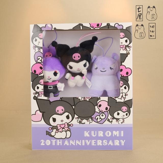 พวงกุญแจ ตุ๊กตา มายเม & คุโรมิ & บากุ 😈 Set in Box 📚 SANRIO 2025・FuRyu・My Melody 50th & Kuromi 20th Anniversaries ~ Baku Mascot Keychain 9 - 11 cm ✨ รูปย่อยที่ 3