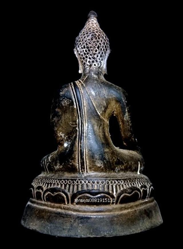 พระบูชาพระเชียงแสน ปางมารวิชัย ก้นดินไทย รูปที่ 5