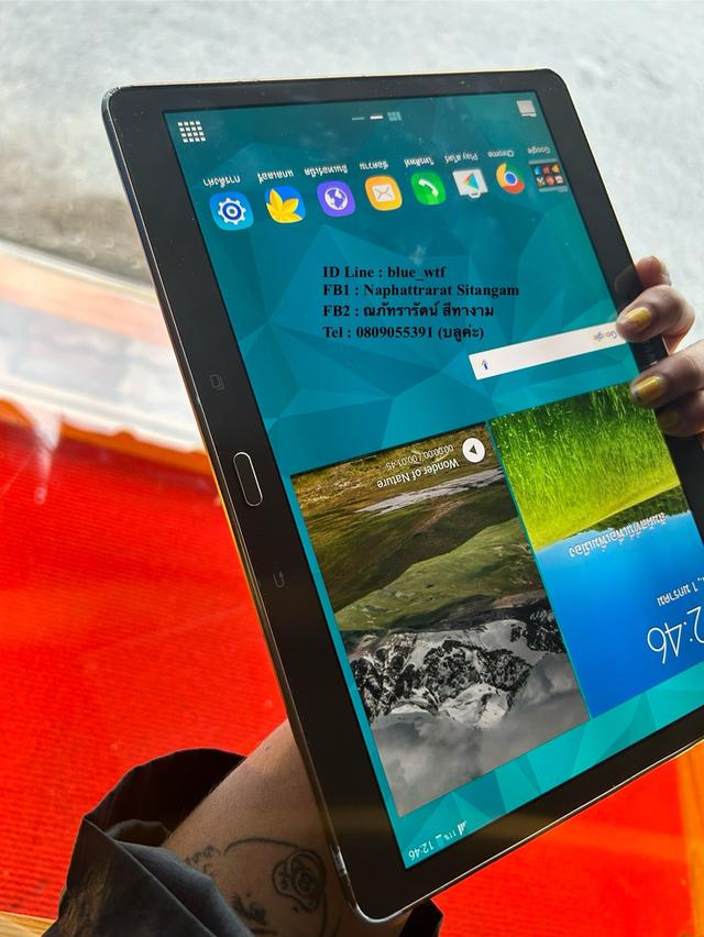 Samsung Tab S 10.5 LTE จอ10.5นิ้ว ใส่ซิมโทรได้ ใช้งานปกติ