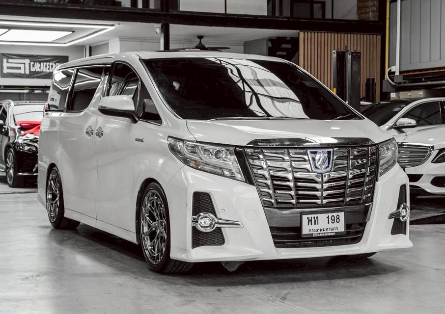 รหัสรถ 67GG198 ALPHARD 2.5 HYBRID SUNROOF 2015