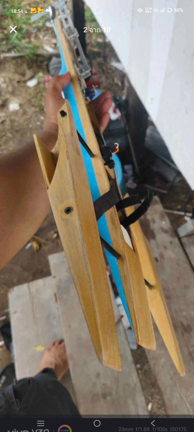 เรือบังคับริกเกอร์มอเตอร์กระดิ่ง 3,200 kv speed sky walk 40 แอมป์เล่นน้อยมากของใหม่ทั้งหมด