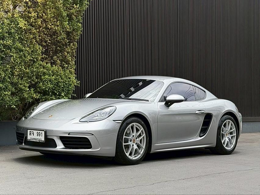 Porsche 718 Cayman 2019 ออก AAS สี GT Silver