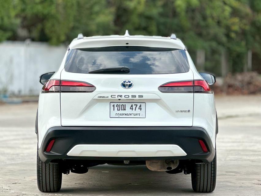 รหัสรถ PAT474 Toyota Corolla Cross 1.8Hybrid Premium Safety  สีขาว ปี2020 3