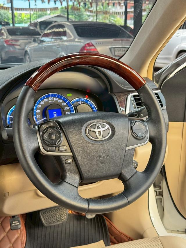 TOYOTA CAMRY 2.5HV DVD ปี 2013 เดิมๆทั้งคัน พาช่างมาตรวจเช็คได้เลย-บุ๊คครบ เช็คศูนย์ทุกระยะ 11