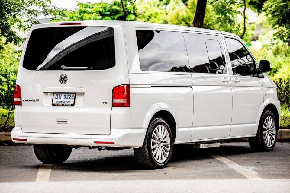 Volk Caravelle 2.0 TDI LWB ปี 2014 สีขาว เครื่องดีเซล  5