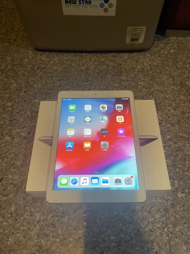 ขายiPadAirสีSilver16กิ๊กWifi Celluerใส่ซิมได้ไร้รอยตกใช้งานดีทุกๆฟังชั่นถูกๆๆ