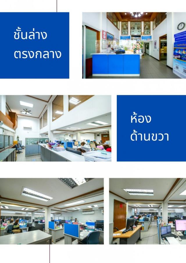 ให้เช่า อาคารสำนักงาน 4 ชั้น ติดถนนศรีนครินทร์  พร้อมที่จอดรถ 40-50 คัน ใกล้ BTS  ศรีนุช 4