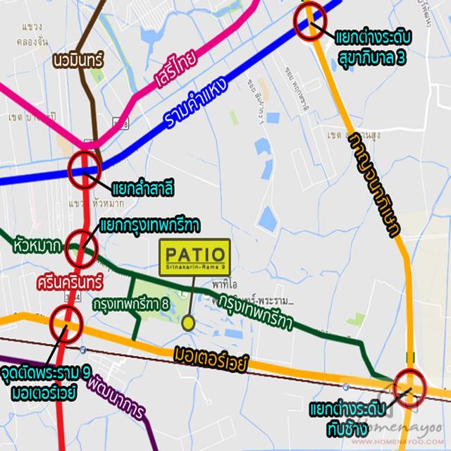 ขายถูกสุด4.1ล้าน ทาวน์โฮม3ชั้น 19.9ตรว. วิวสนามกอล์ฟ ม.พาทิโอ ศรีนครินทร์-พระราม9 จัดกู้ฟรี 15
