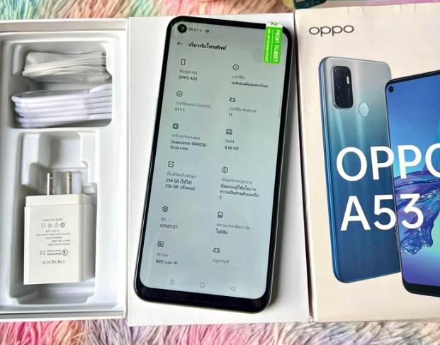 ขาย Oppo A53 สีเขียวอ่อน