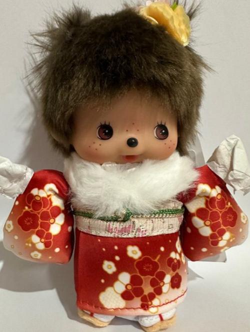 Monchhichi มอนชิชิ กิโมโนแดง