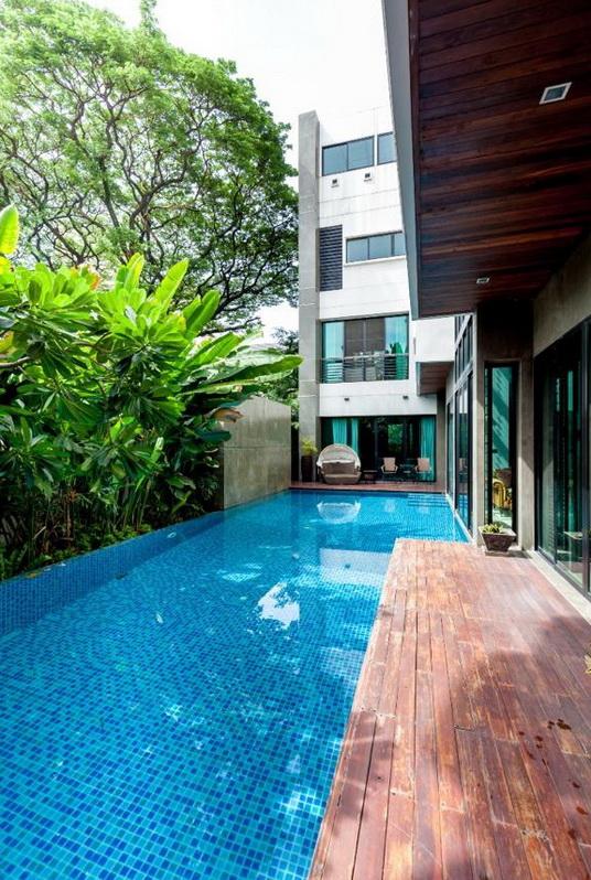 บ้านเดี่ยวพร้อมสระว่ายน้ำ สไตล์โมเดริ์น @สุขุมวิท – พร้อมพงษ์ 3