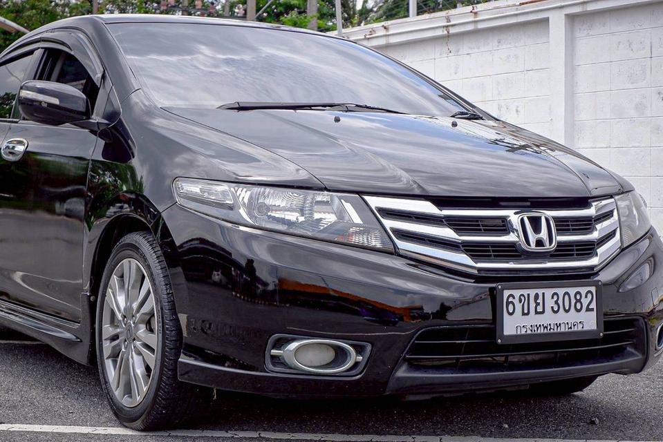 รหัสรถ QT3082 Honda City 1.5 SV เกียร์ Auto สีดำ ปี 2012 (Top)
