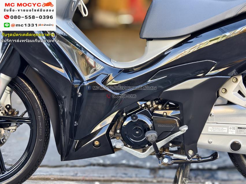 Wave 125i 2023 วิ่ง10000โลแท้ รุ่นTopล้อแมคสตาดมือ รถบ้านแท้มือเดียว เล่มเขียวชุดโอนครบ No1037    12