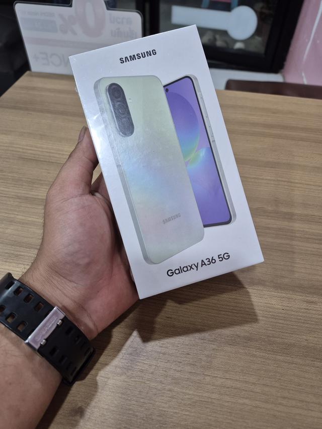 Samsung A36 5G(สินค้ามือ1) ประกันศูนย์1ปีเต็ม Ram8Rom128   ราคา7,990฿