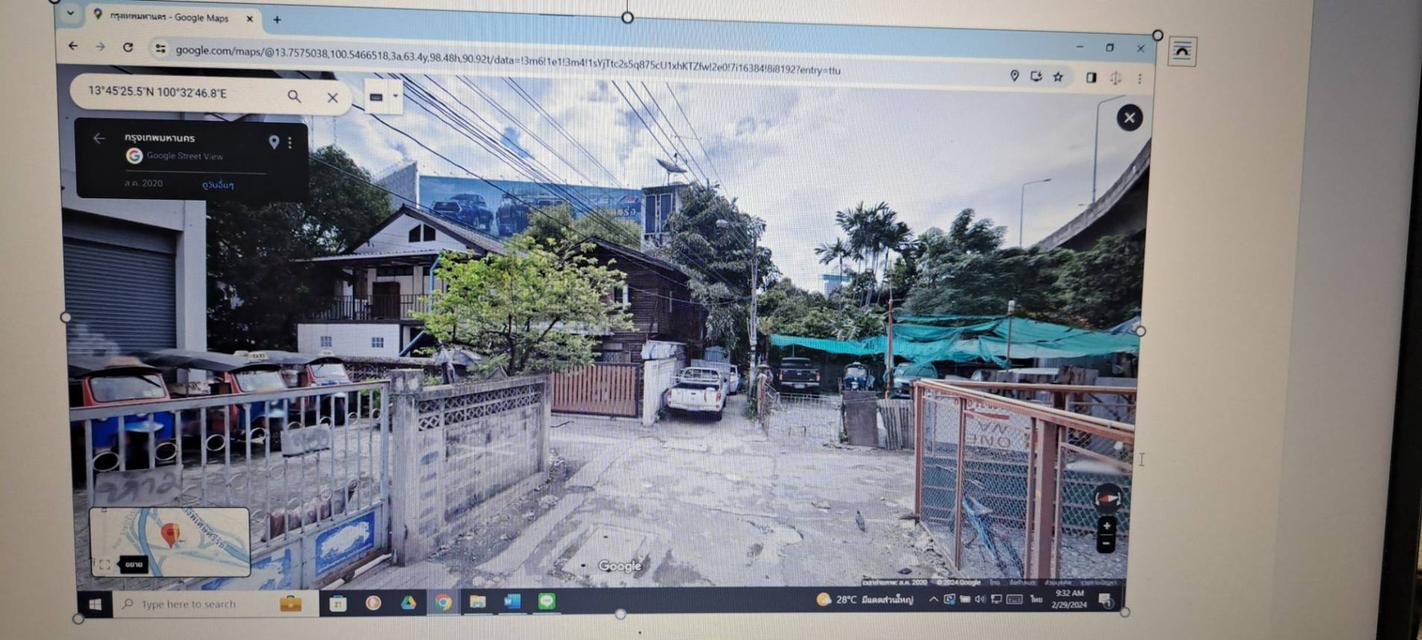 ขายหรือให้เช่า ที่ดิน! ทำเลดี ไข่แดง/ จุดโค้ง/บนทางด่วนถนนจตุรทิศ ซอยรัชฏภัณฑ์มักกะสัน/ราชเทวี กทม 8