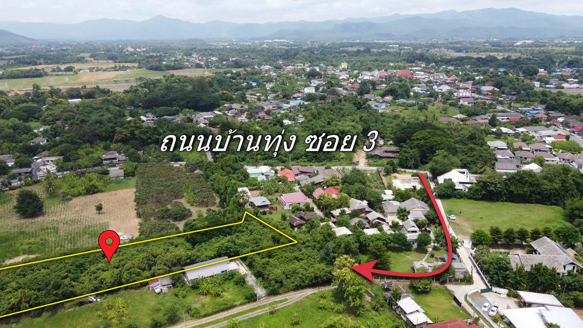  ที่ดิน 3-0-8 ไร่ ถูกกว่าประเมินกรมที่ดิน ใกล้สันกำแพงสายเก่า 350 ม.  6