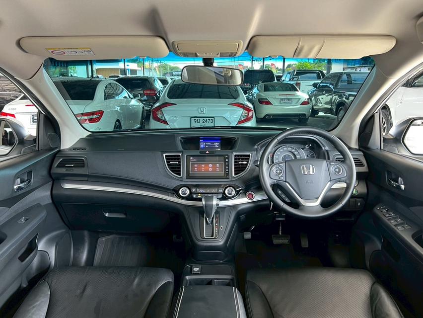 ปี 2015 HONDA CRV, 2.0 E (i-VTEC)โฉม ปี12-17 สีขาว เกียร์ออโต้ เครื่องเบนซิน 6