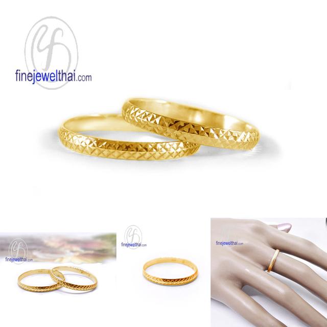 Finejewelthai แหวนคู่รักสำหรับคนรุ่นใหม่ ดีไซน์มินิมอล มีเอกลักษณ์ RC123900 6
