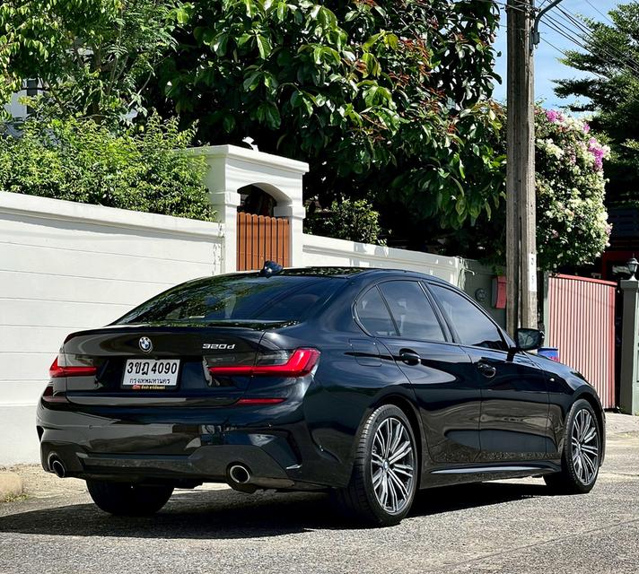 BMW 320d M SPORT G20 สีดำ ปี 2021 รถบ้าน ไม่เคยทำสี สวยเดิม สภาพใหม่มากๆ 3