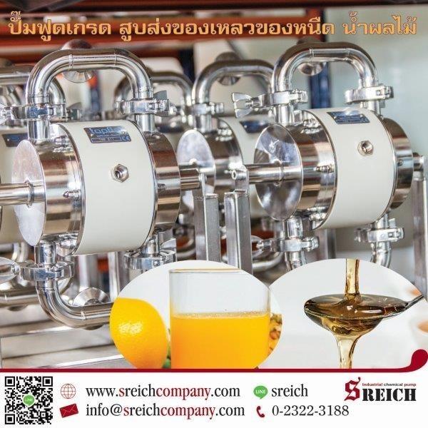 S Reich ขอนำเสนอปั๊มสูบส่งของหนืดของเหลวพร้อมชิ้นเนี้อ ได้อย่างมั่นใจ ไร้กังวล