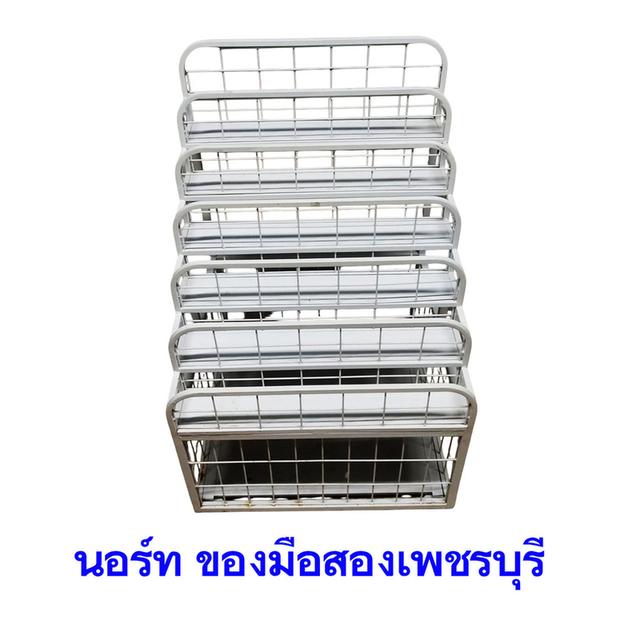 ชั้นวางของ 6 ชั้น มีที่เก็บของด้านใน มือสอง