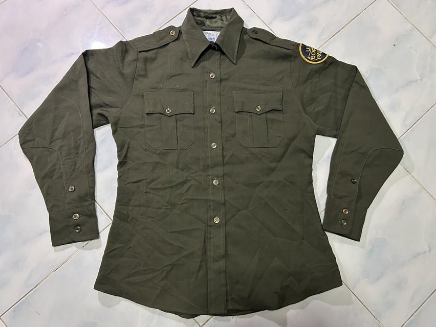 [เปิดขาย] เสื้อเครื่องแบบวินเทจ U.S. Border Patrol แท้ Made in USA ผ้าผสมวูล สภาพเนี้ยบไซส์ทอง!