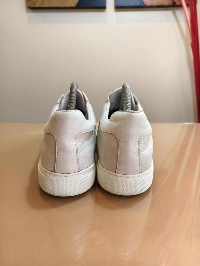 MISOPEMen's leather lace up low trainers(0022010004)Size 42/26.5(27.5)cm🔥Price 450฿ รูปที่ 9