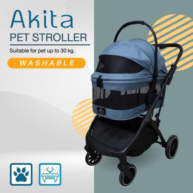 รถเข็นน้องหมาขนาดกลางถึงใหญ่ 30kg