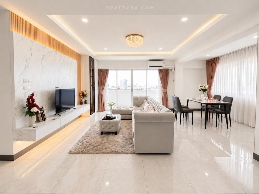 For Sale — Newly Renovated Corner Condo at Keha Thepprasit, Jomtien 156sqm 3bedrooms 2bathrooms city view on 12th floor, A building 2