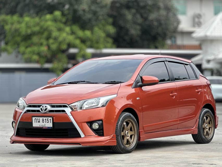รหัสรถ PAT8151 Toyota Yaris 1.2E A/T ปี 2016 สีส้ม