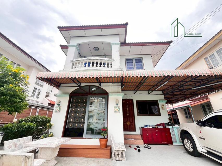 บ้านเดี่ยว หมู่บ้านวรารมย์ 81 บางบอน5 เพชรเกษม ขนาด 54 ตร.วา 2 ชั้น