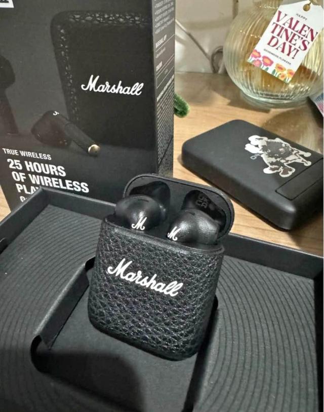 หูฟัง Marshall สีดำ รุ่น Minor III ของแท้100%