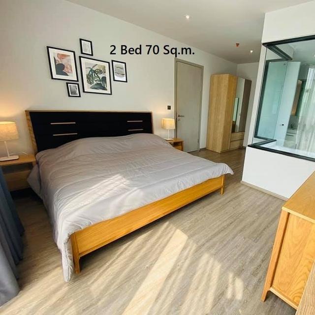 Rent Rthythm ekkamai ริทึ่มเอกมัย 2ห้องนอน 70 ตร.ม.  *ยินดีรับนายหน้า  2 Bed 2 Bath 70 sq.m. F10  Rent- 63,000/Month   2