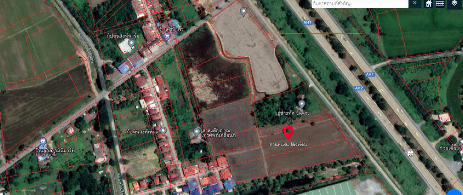 ที่ดิน อ.เมือง จ.สิงห์บุรี เนื้อที่ 4 ไร่ เหมาะสำหรับทำปั้มน้ำมัน, จุดชาร์จรถยนต์ไฟฟ้า, โกดังสินค้า