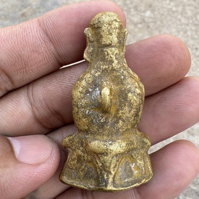 พระงั่งเขมร พิมพ์โล้นเล็ก พระเครื่อง รูปที่ 2