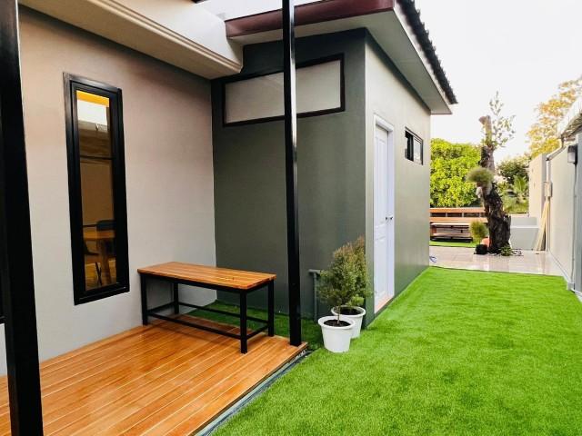 ให้เช่าบ้านเดี่ยว2ชั้น ตกแต่งสวย เฟอร์นิเจอร์ครบ หมู่บ้านมณียา ถนนเลียบทางด่วนรามอินทรา มี3นอน3น้ำ ราคาเช่า42,000บาท/เดื 5