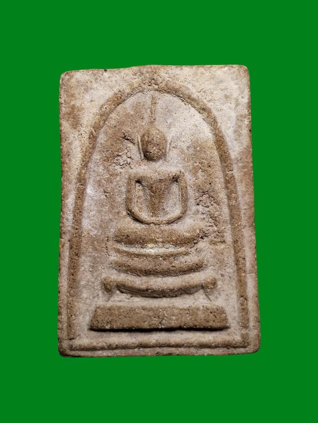 พระสมเด็จ ฐานขาโต๊ะ เนื้อผง ผสมว่าน เก่า ไม่ทราบที่